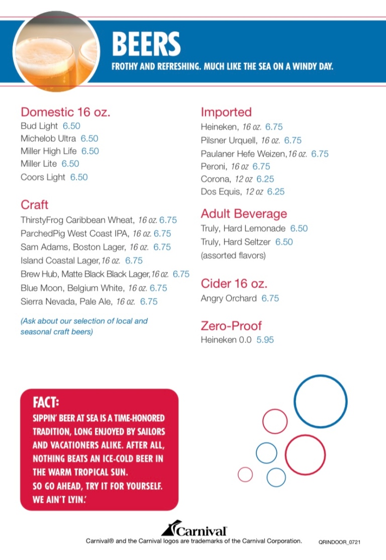 carnival cruise promo code drink package 2022